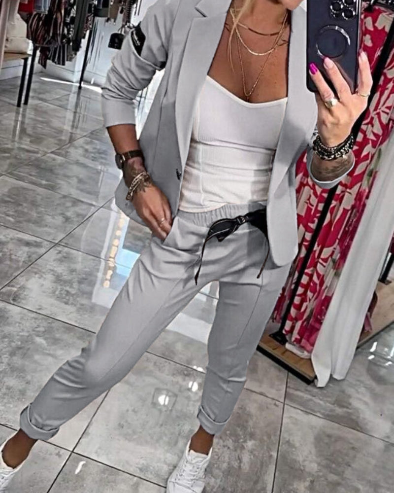 MALOU - ENSEMBLE TOP, VESTE ET PANTALON – Image 4