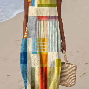 Poppy | Robe Patchwork Moderne