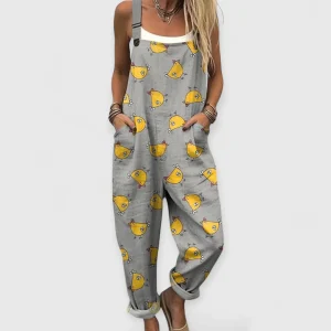 Althea | Combinaison vintage à jambes larges pour femmes