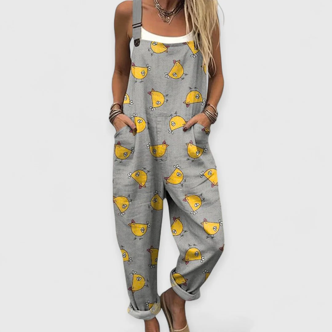 Althea | Combinaison vintage à jambes larges pour femmes