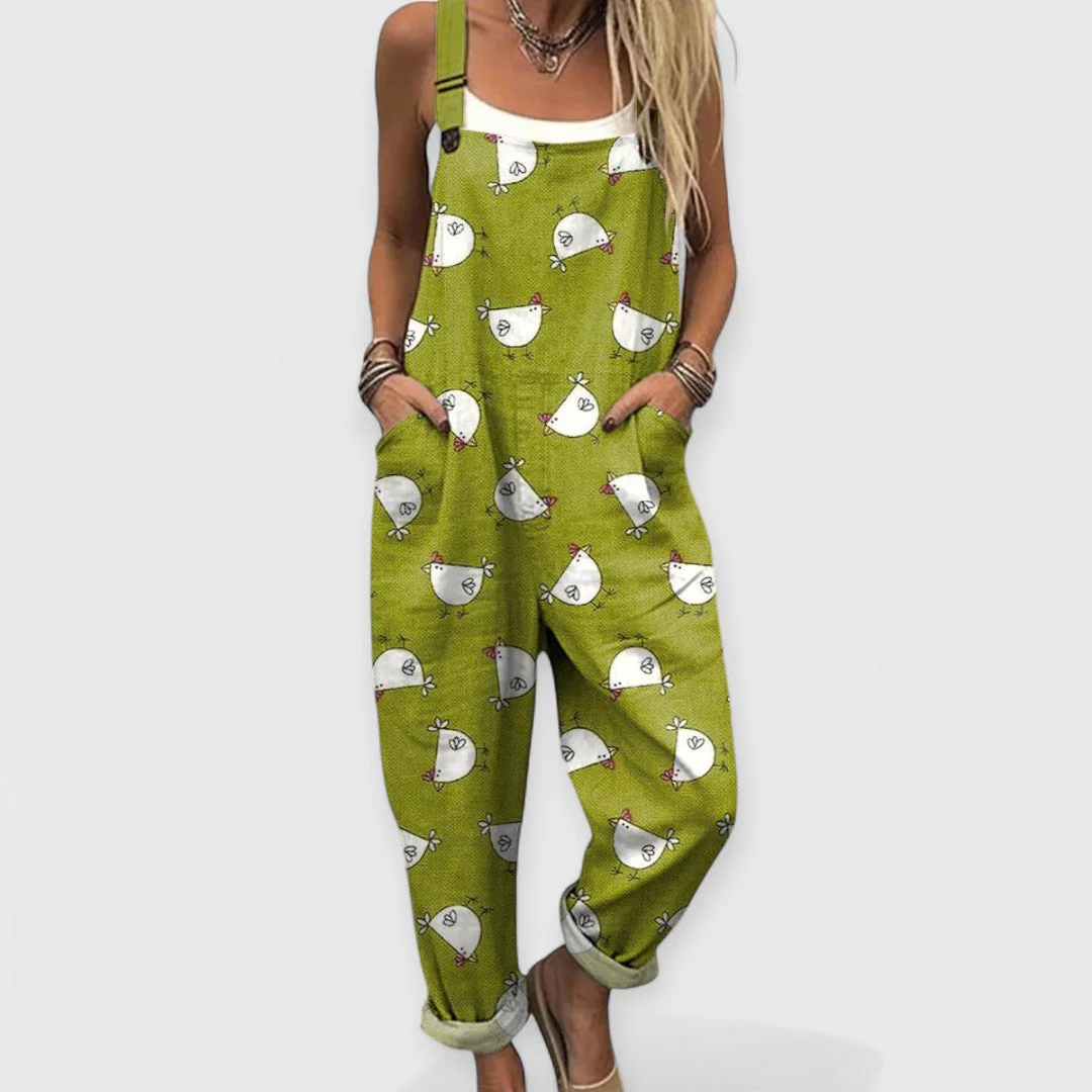 Althea | Combinaison vintage à jambes larges pour femmes – Image 3