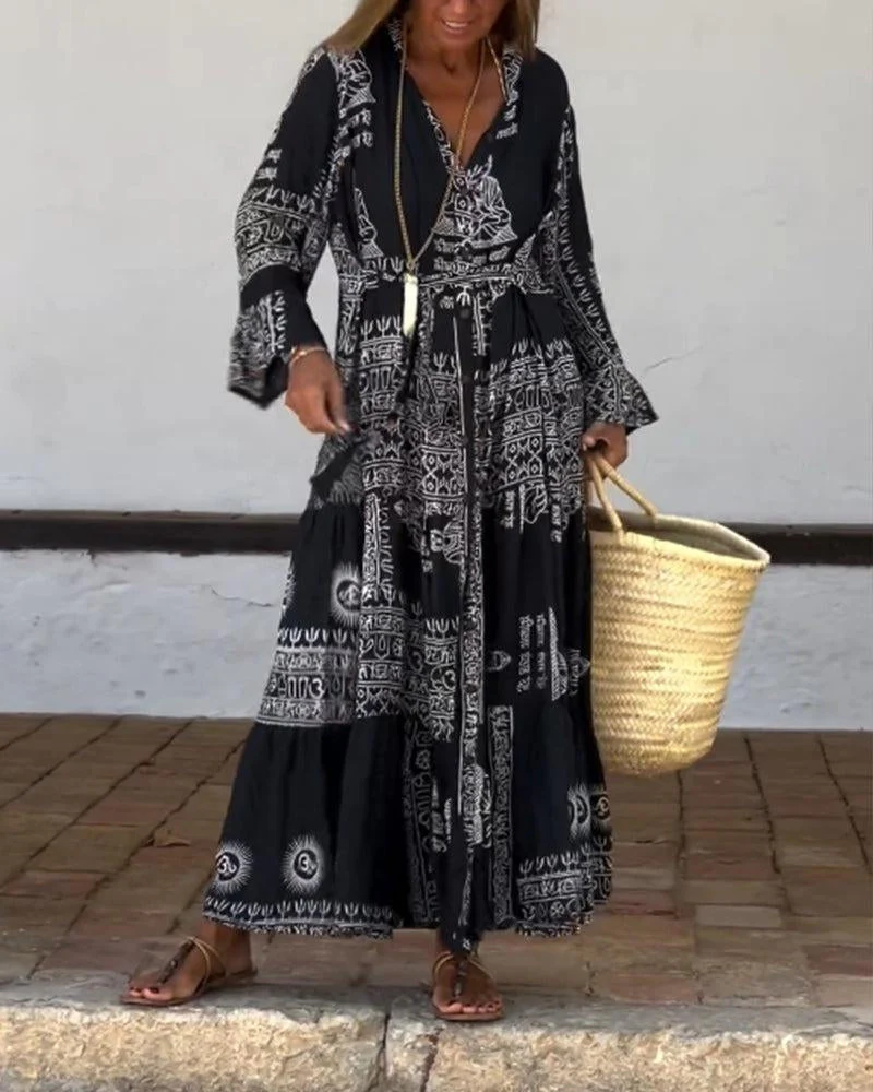 MAUREEN - ROBE AMPLE AU STYLE ARTISTIQUE