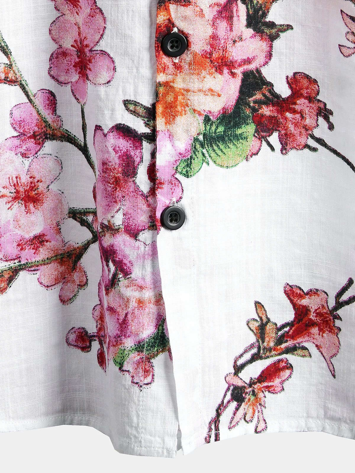 Chemise à manches courtes à imprimé floral pour hommes – Image 8