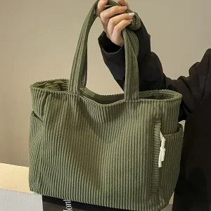Tilda – Sac à provisions côtelé avec détail en cordon