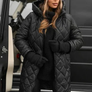 FOREST WALK - Veste longue matelassée