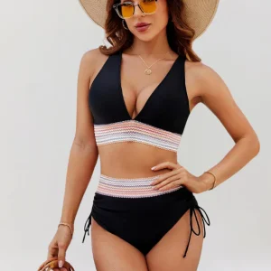 DIANE™ | Ensemble bikini avec bandeau de contrôle du ventre et taille haute
