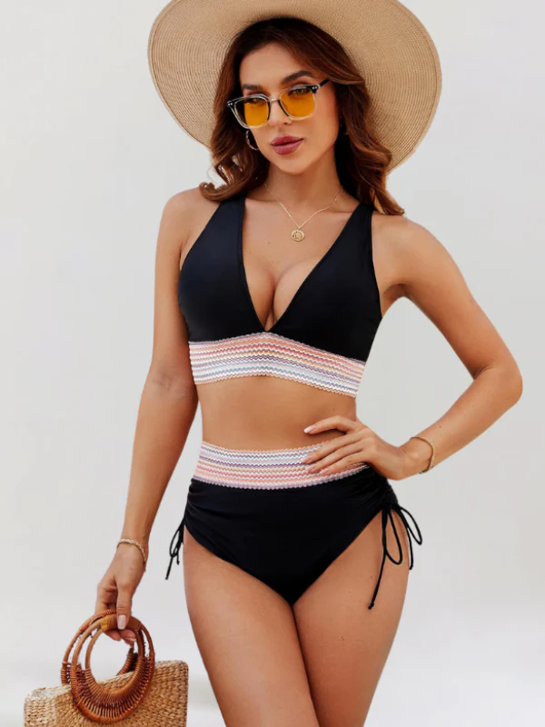 DIANE™ | Ensemble bikini avec bandeau de contrôle du ventre et taille haute – Image 2