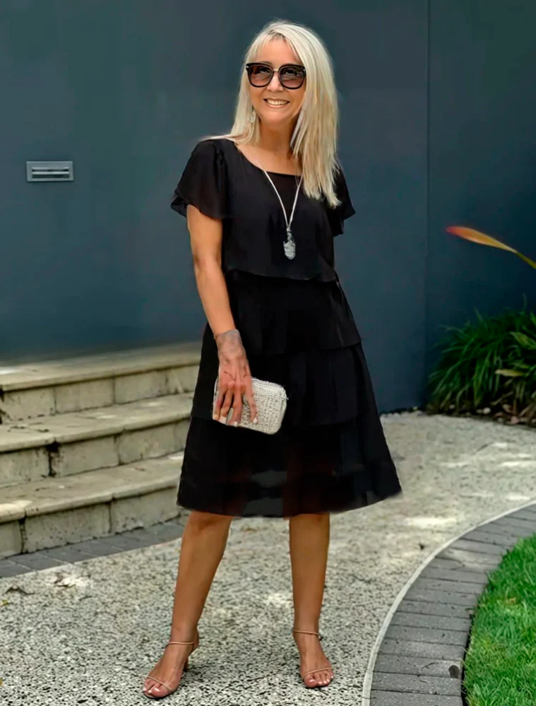 SELA | Robe d'Été Élégante pour une Silhouette Flatteuse – Image 7