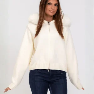 MIVARU - Veste en fourrure tricotée