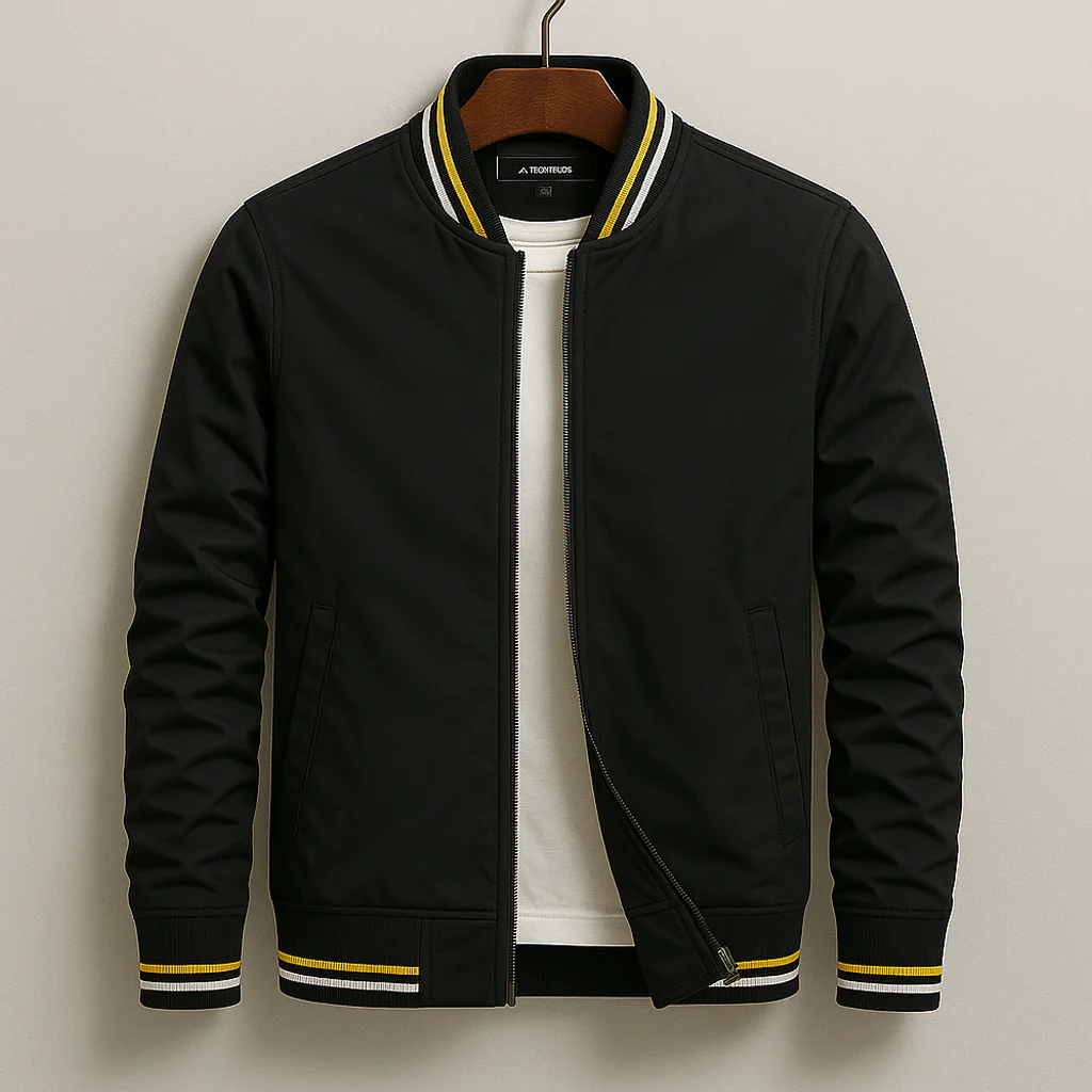Chez Monsieur™ | Blouson Bomber Élégant à Rayures – Image 7