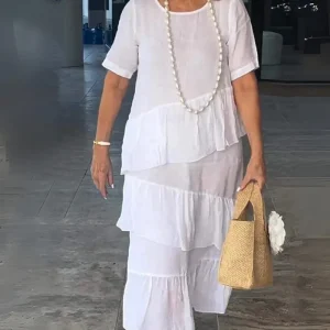 ALMERI - Robe en Lin