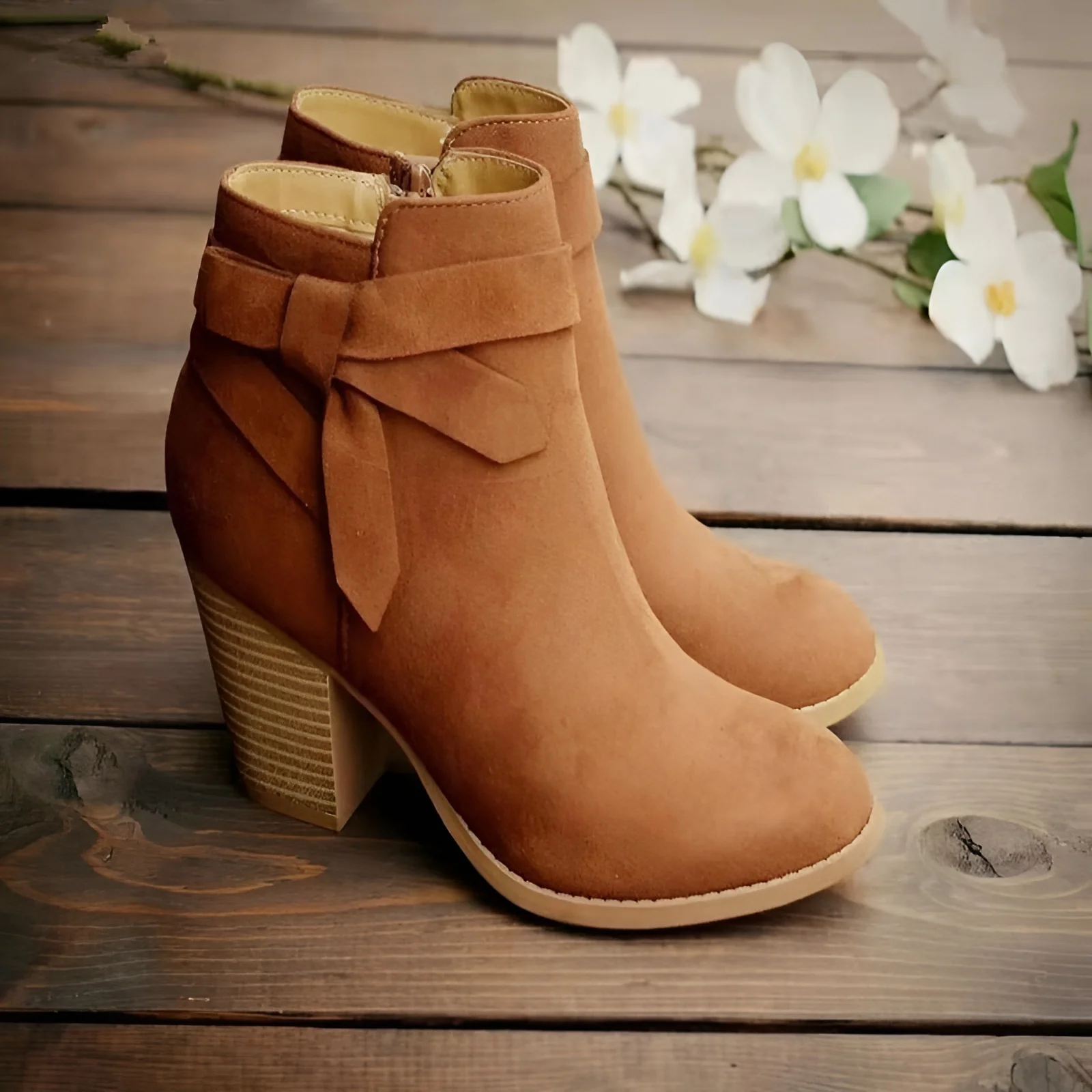 Sophie™ | Bottines Nœud Zip Latéra – Image 9
