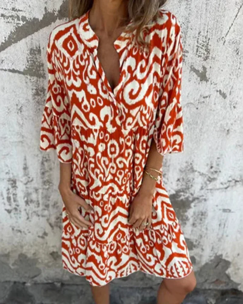 ARESE - ROBE DÉCONTRACTÉE IMPRIMÉE – Image 4