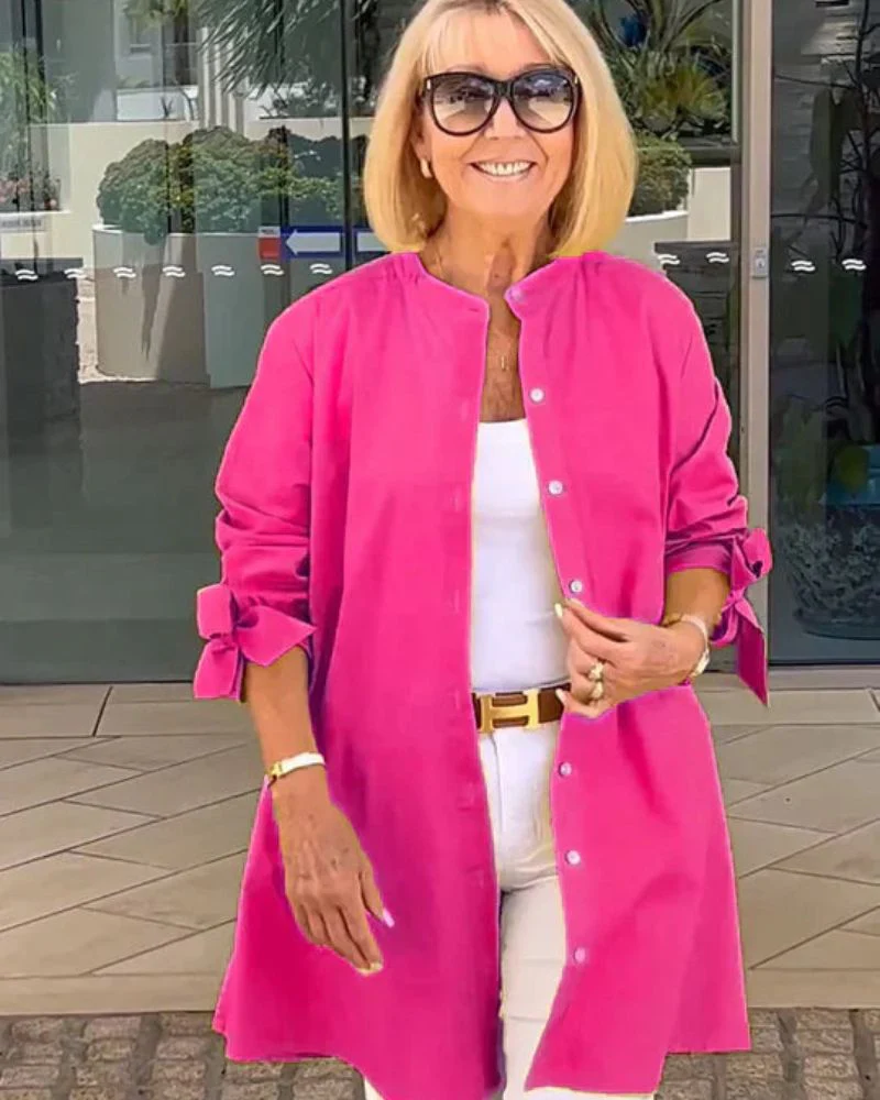 CHERISH - CHEMISE EN COTON ET LIN – Image 5