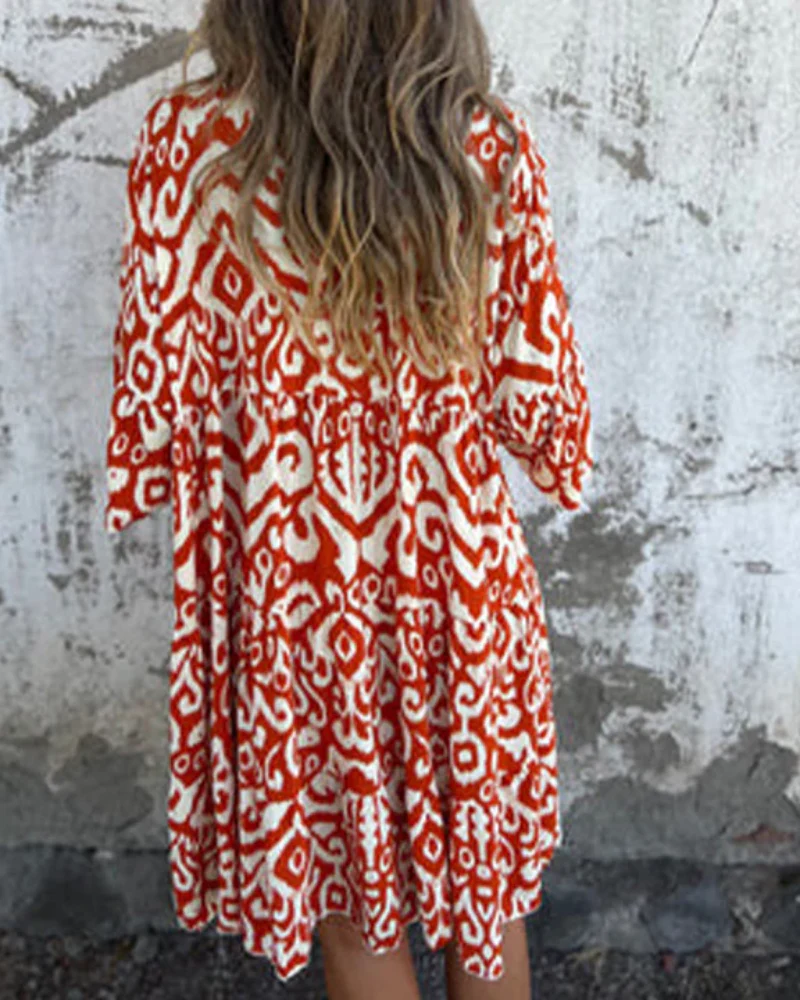 ARESE - ROBE DÉCONTRACTÉE IMPRIMÉE – Image 5