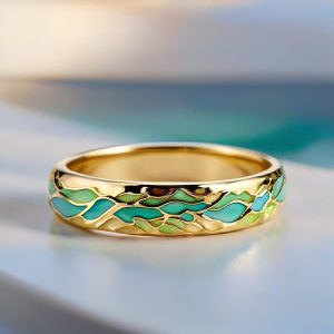 Naelya | Marine Currents in 925 Silver