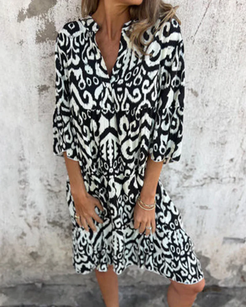 ARESE - ROBE DÉCONTRACTÉE IMPRIMÉE – Image 9