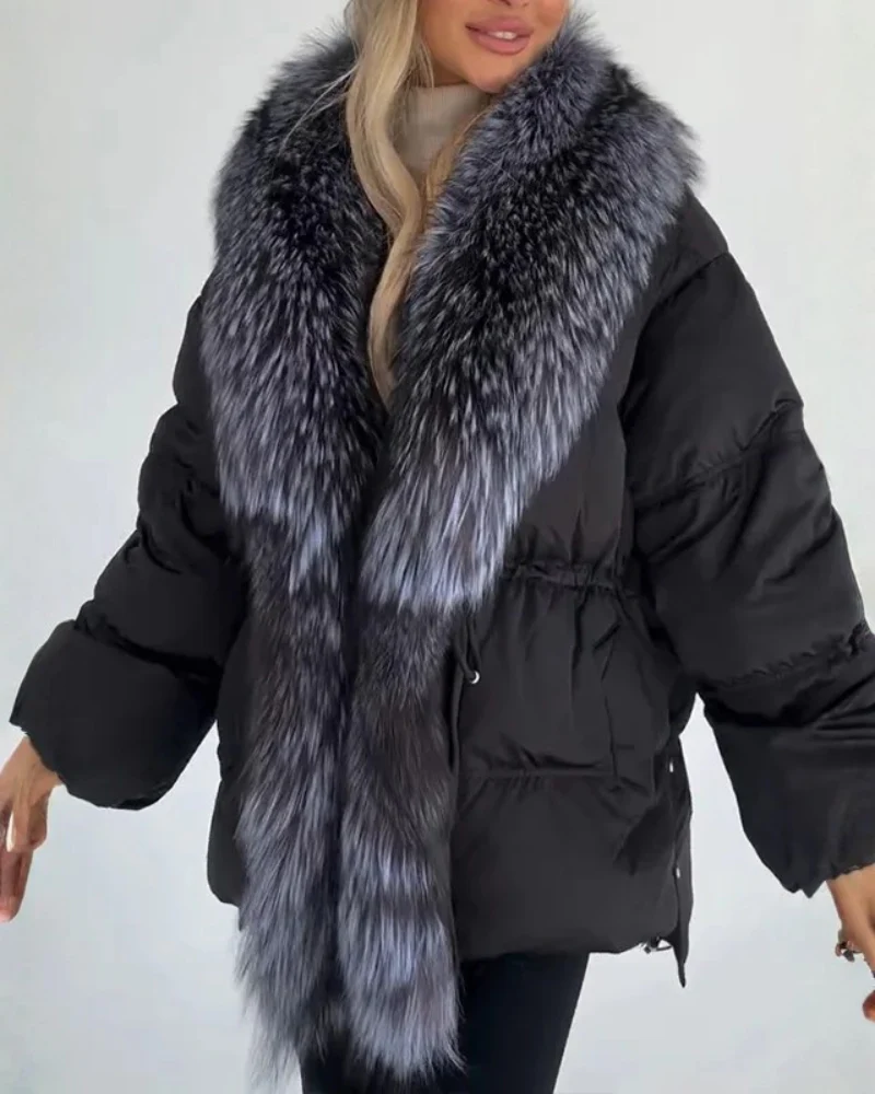 MARIADA - Veste en peluche décontractée – Image 3