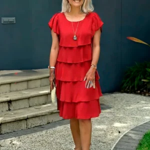 SELA | Robe d'Été Élégante pour une Silhouette Flatteuse