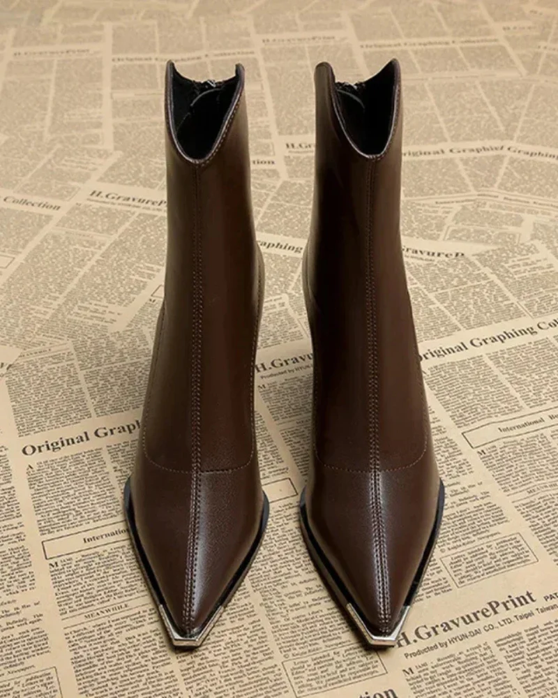 LIONA - BOTTINES CHELSEA AVEC BOUT CHROMÉ – Image 5