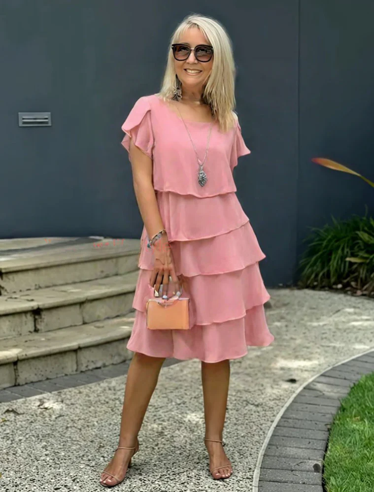 SELA | Robe d'Été Élégante pour une Silhouette Flatteuse – Image 4