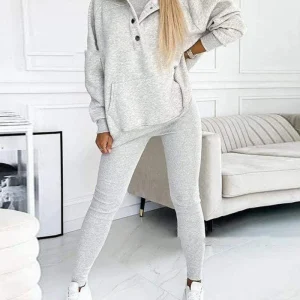 ALENA - Ensemble sweat-shirt et pantalon décontracté