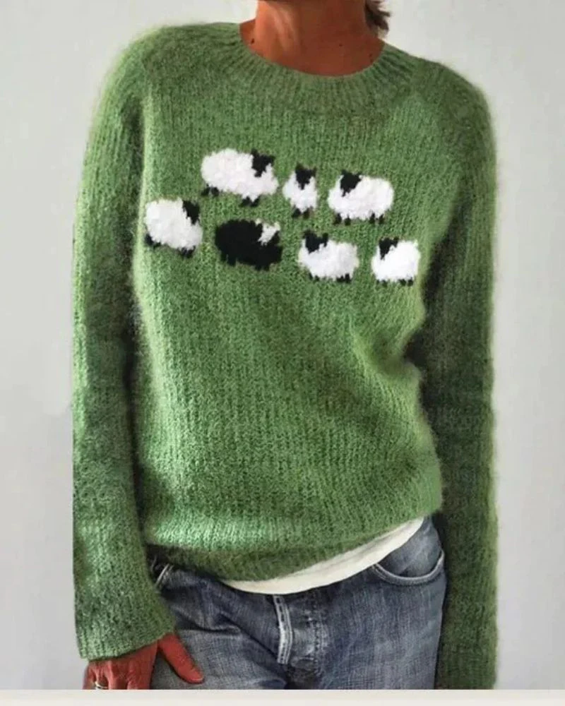 PIERINA - PULL-OVER RÉTRO ÉLÉGANT ET DOUILLET – Image 3