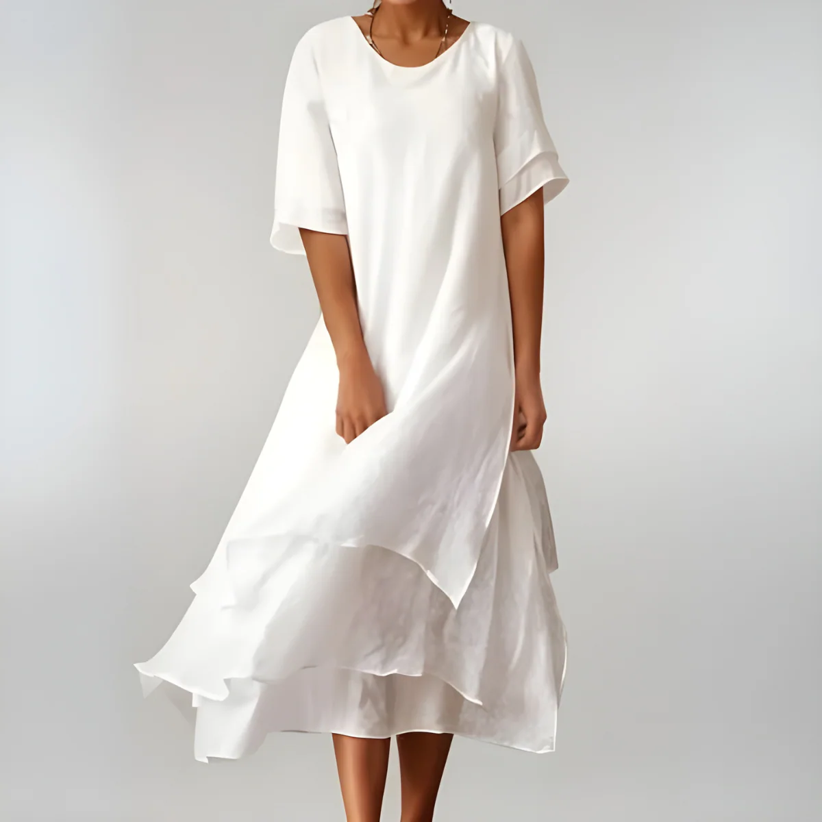 Agnès | Robe longue en coton légère et élégante – Image 4