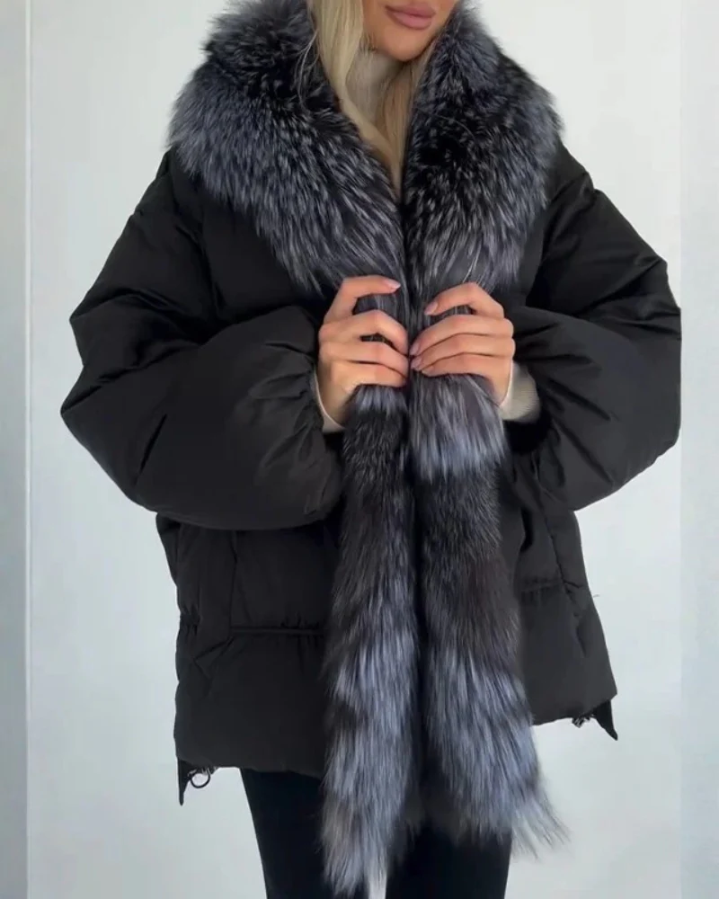 MARIADA - Veste en peluche décontractée – Image 4