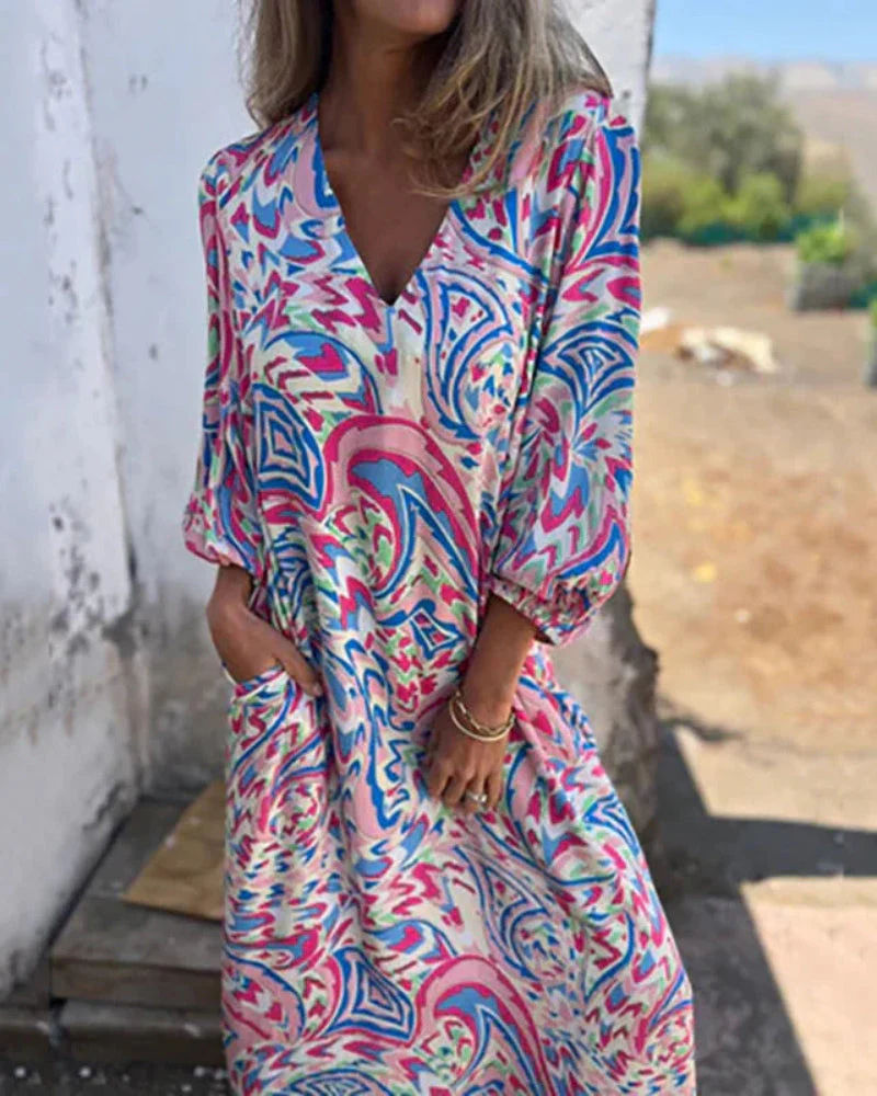 LARESA - Robe longue bohème – Image 4