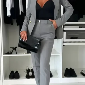 DENISE - ENSEMBLE TAILLEUR CHIC DEUX PIÈCES