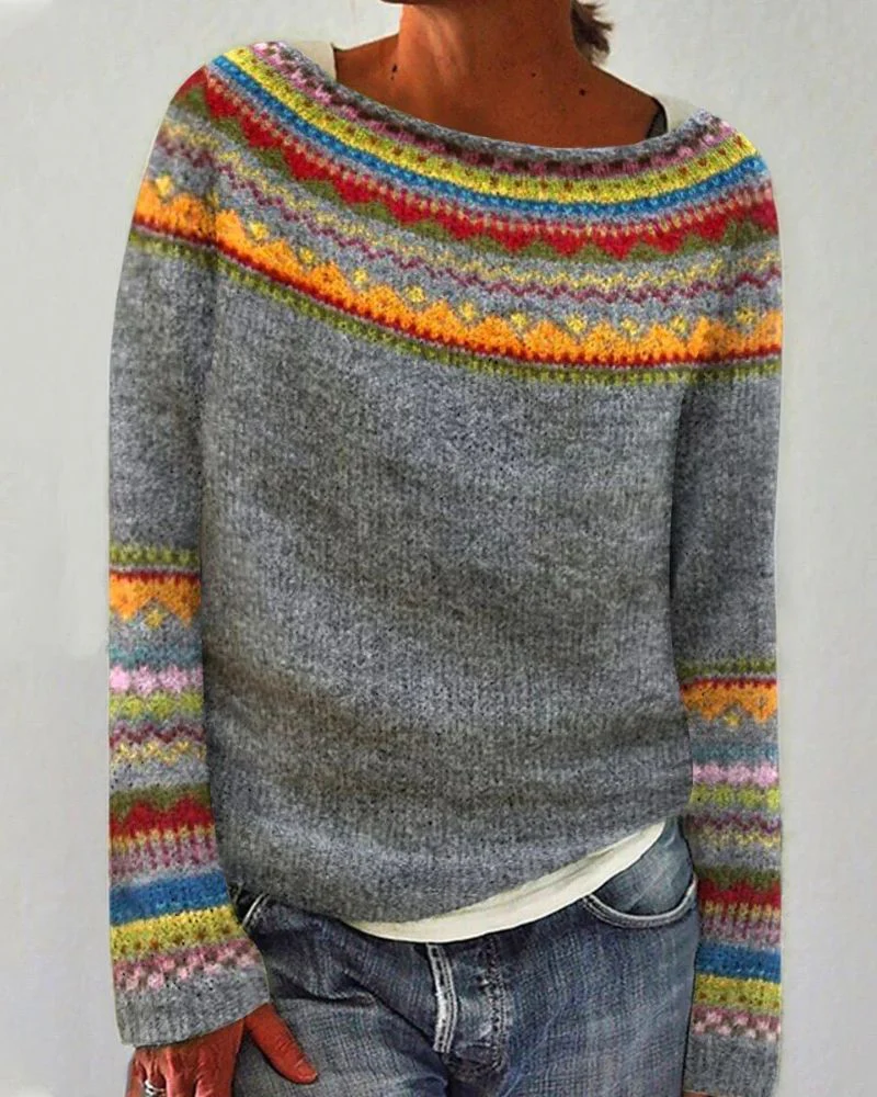 PIERINA - PULL-OVER RÉTRO ÉLÉGANT ET DOUILLET – Image 4