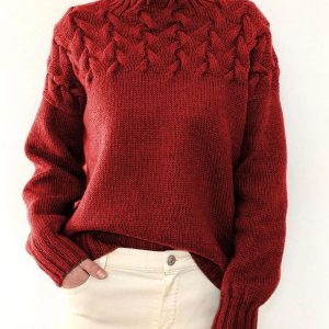 JUDIL - PULL À COL ROULÉ TRICOTÉ