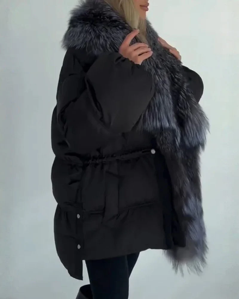 MARIADA - Veste en peluche décontractée – Image 5