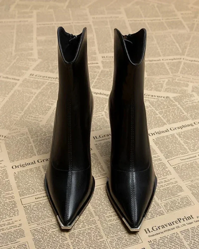 LIONA - BOTTINES CHELSEA AVEC BOUT CHROMÉ