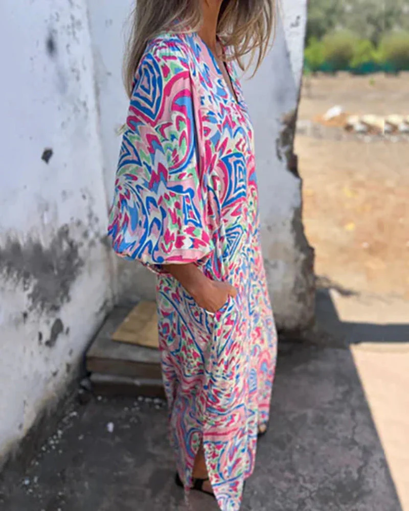 LARESA - Robe longue bohème – Image 5