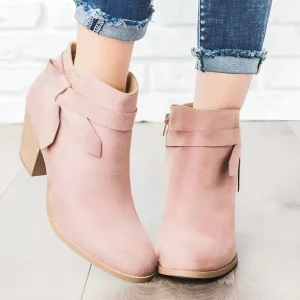 Sophie™ | Bottines Nœud Zip Latéra