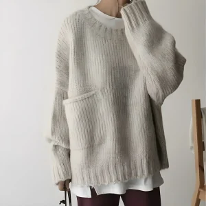 Noëlle™ | Pull Cocon Ivoire