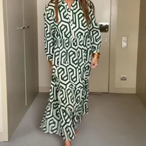 ZEVIAN - ROBE ÉLÉGANTE À MOTIFS
