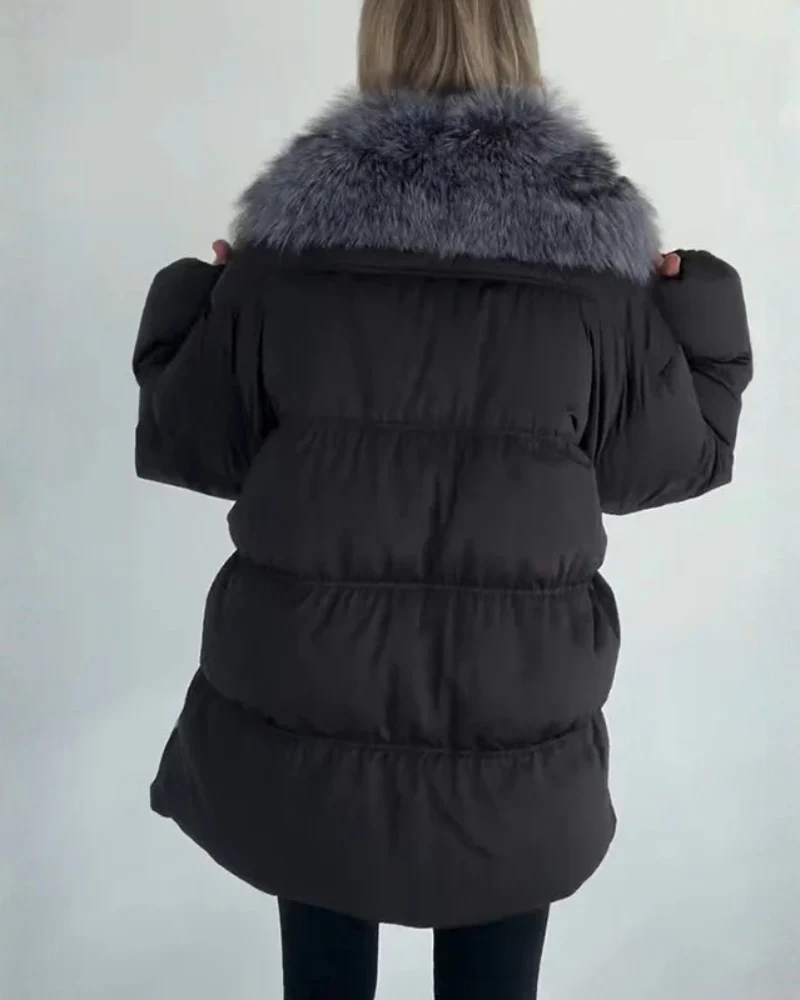 MARIADA - Veste en peluche décontractée – Image 6