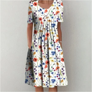 Chloe | Robe d'été en coton fait main