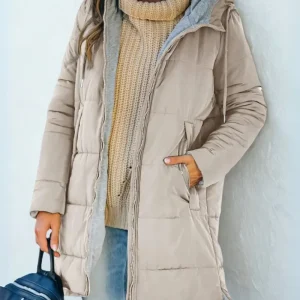 MEREVA - Doudoune décontractée à capuche