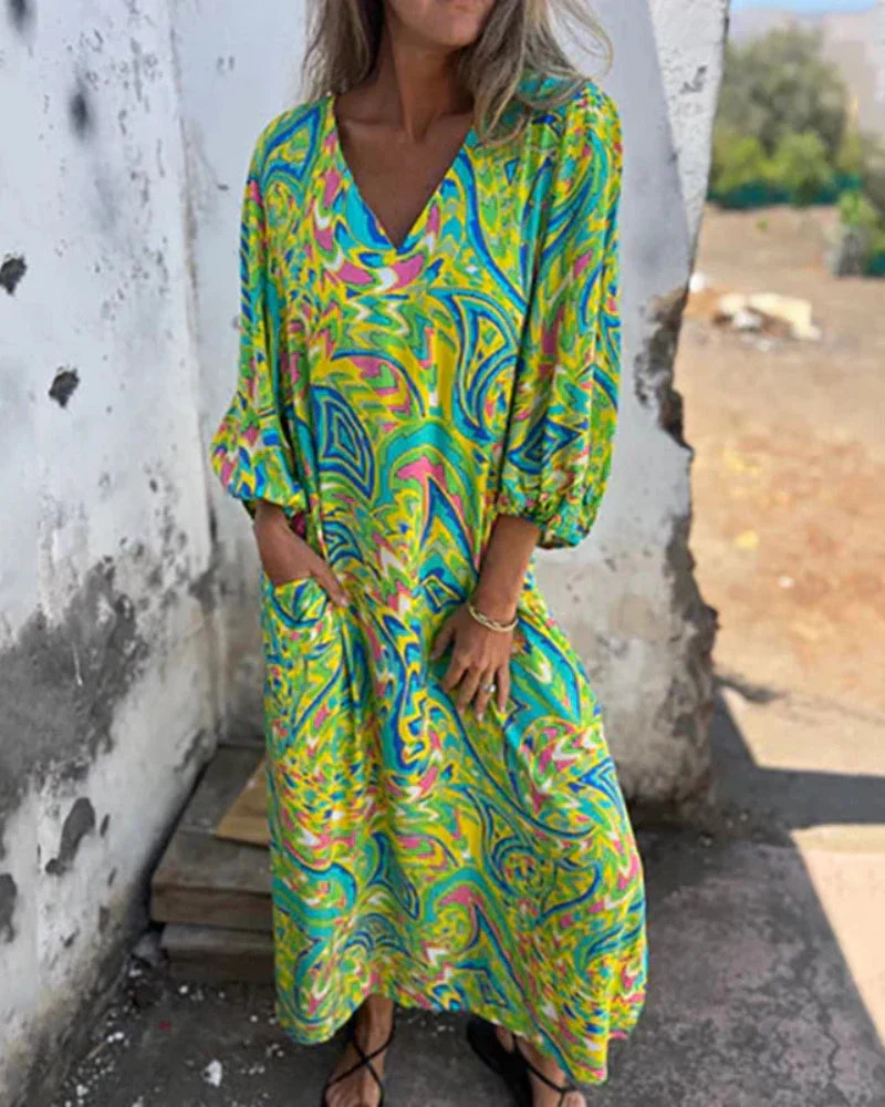 LARESA - Robe longue bohème – Image 6