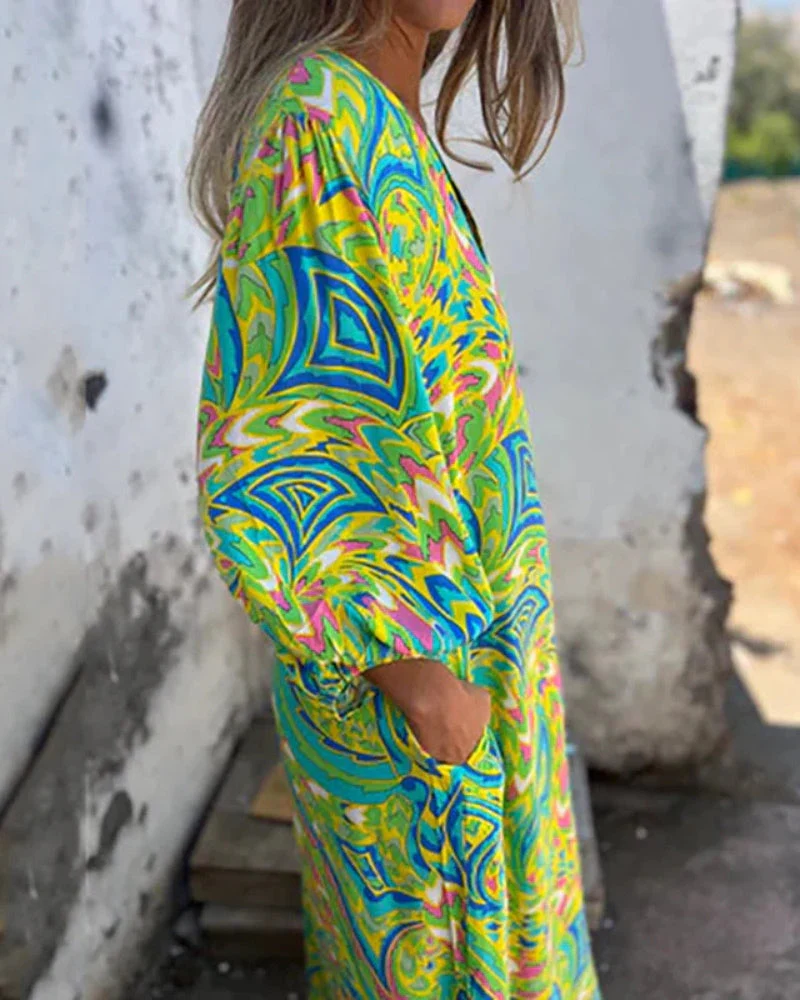 LARESA - Robe longue bohème – Image 7