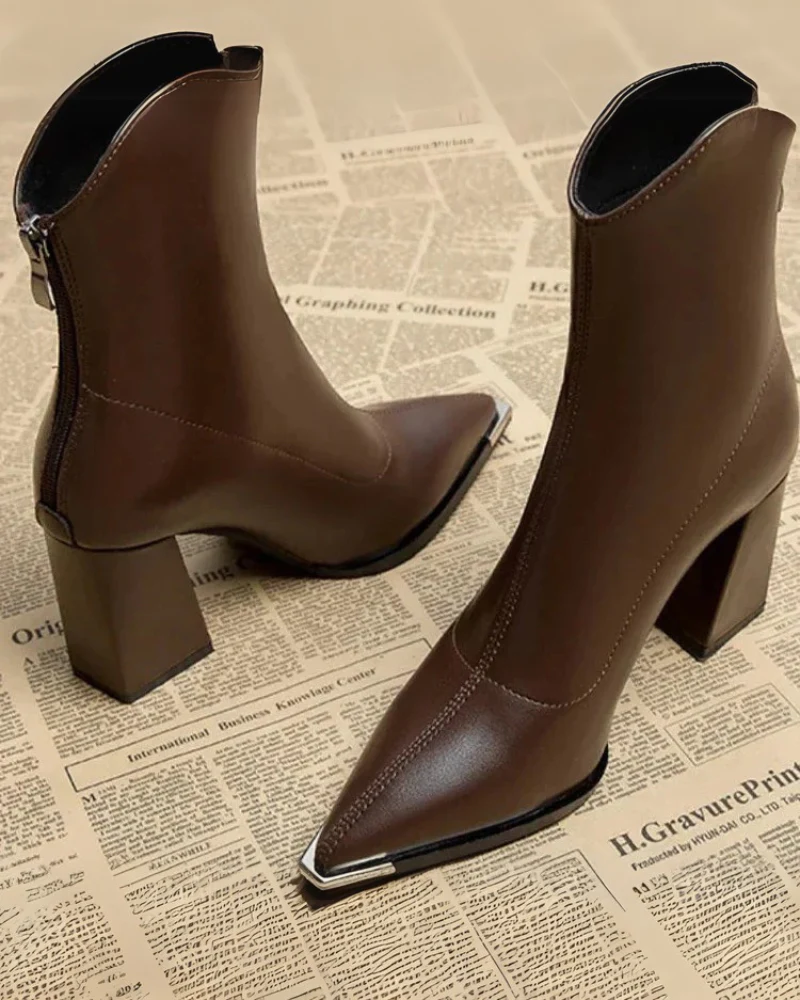 LIONA - BOTTINES CHELSEA AVEC BOUT CHROMÉ – Image 8