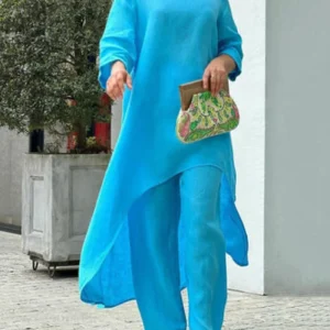 POLIAN - ENSEMBLE 2 PIÈCES EN COTON ET LIN