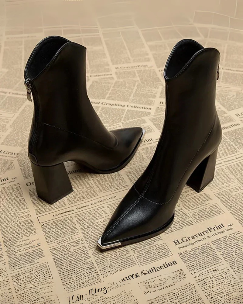 LIONA - BOTTINES CHELSEA AVEC BOUT CHROMÉ – Image 3