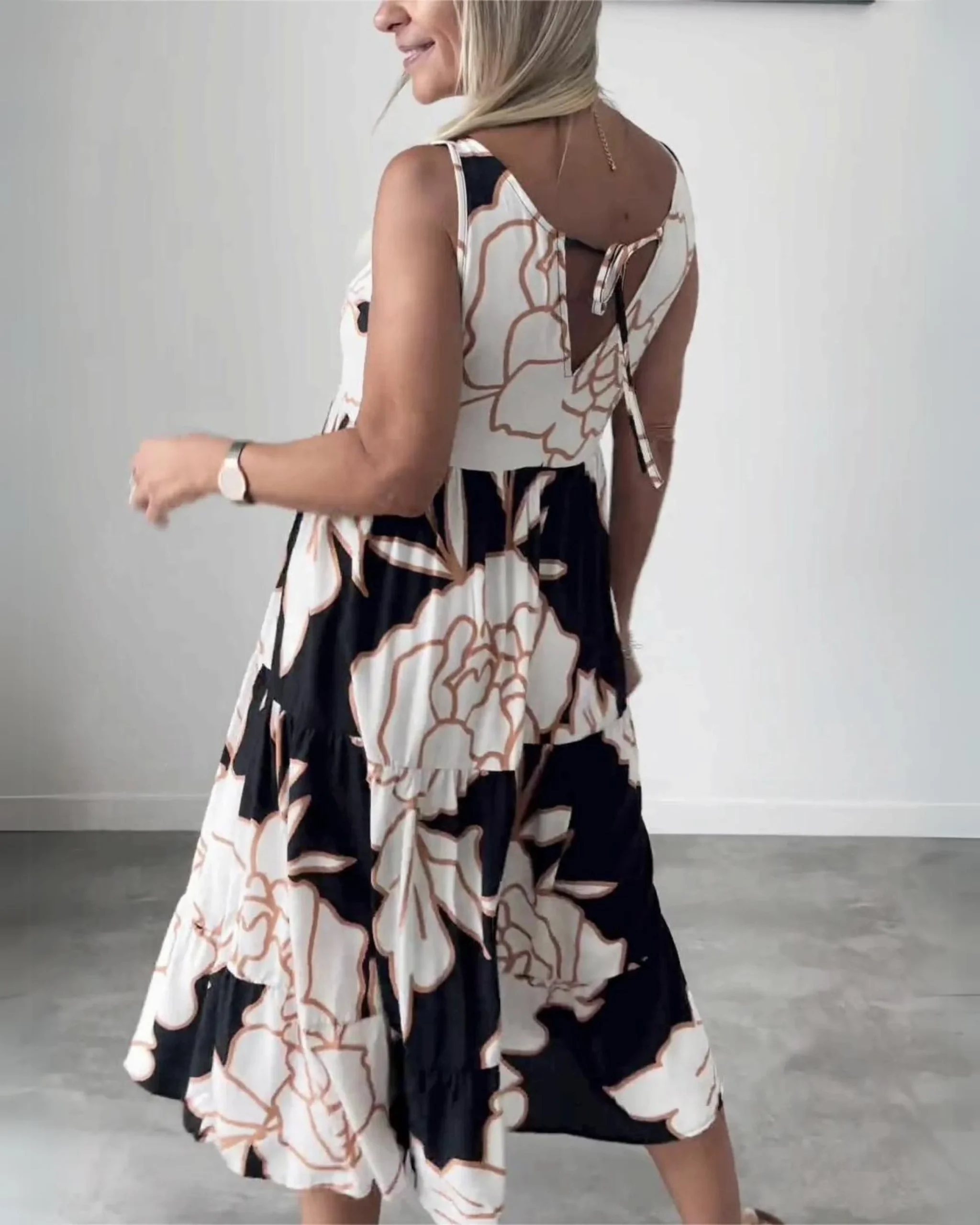 GRACE – ROBE BOHÈME FLEURIE ÉLÉGANTE – Image 3