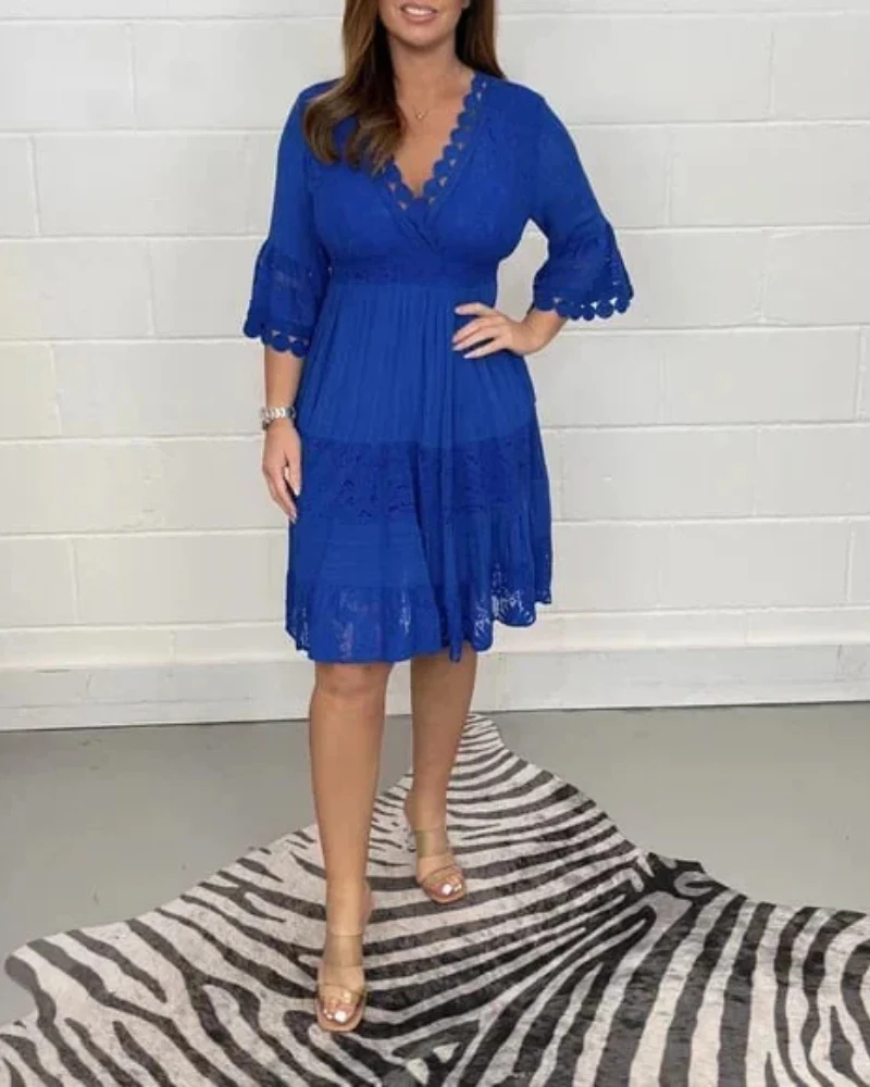 BERINDA – Robe en Dentelle Brodée – Image 8