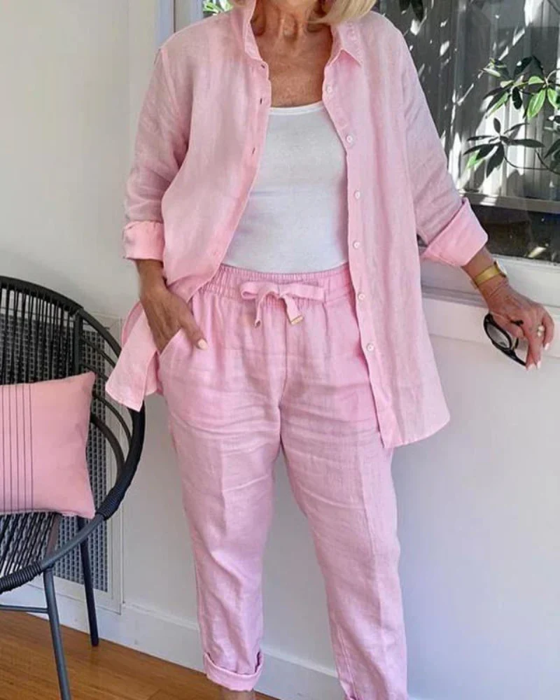 AIRENA - Ensemble Chemise et Pantalon – Image 2